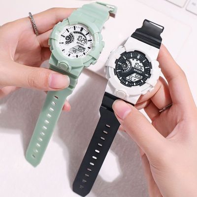 【Hot seller】 Ins watch men and women sports multi-functional electronic luminous waterproof unicorn student cool