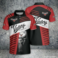 -Hot Summer 2023 NEW Victory motorcycle vic polo shirt 3d- full printing - full size s-5xl(FREE NAME LOGO CUSTOM) high-quality