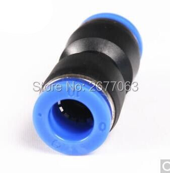 PU-16 a lot Straight one touch plastic pneumatic tube fitting 16mm quick pipe connector hose air PU-16 union joint PU16 Pipe Fittings Accessories