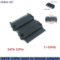 【YF】 Male to Converter 22Pin Sata With 7pin 15pin FeMale Data Cable