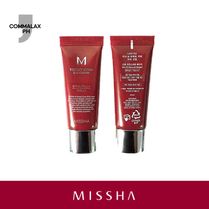 MISSHA Perfect Cover BB Cream SPF42/PA+++ 20ml | Lazada PH