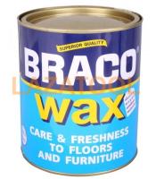 BRACO แว๊ก ขัดพื้น ตรา บราโก้ 900 กรัม (2 ปอนด์) floor wax แว๊กขัดพื้น ขี้ผึ้งขัดพื้น