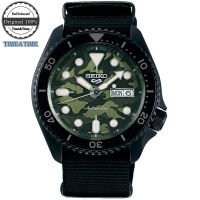 Time&amp;Time SEIKO 5 Sports Automatic Camouflage Street Style นาฬิกาข้อมือผู้ชาย รุ่น SRPJ37K1 (สินค้าของแท้ประกันศูนย์ไซโกประเทศไทย)