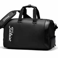 【กระเป๋าเสื้อผ้ากอล์ฟ】2022New Golf Clothing Bag Mens Bag Handbag Shoe Bag Storage Travel BaggolfBoston Bag 9N3J