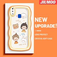 JIUMOO เคสสำหรับ VIVO Y91 Y91i Y95เคสรูปการ์ตูนสุดเจ๋งเด็กผู้หญิงดีไซน์ใหม่ Colour ชายแดนกันกระแทกแบบใสนิ่มเคสมือถือโปร่งใสลายกล้องถ่ายรูปความคิดสร้างสรรค์เคสซิลิกาเจลฝาครอบป้องกัน