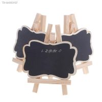 ✲﹊┇ 3Pcs Mini Wooden Blackboard Chalkboard Stand Wedding Party Table Decor Tags New Drop ship