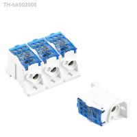 ㍿ UKK125A 1 Piece Din Rail Terminal Block One In Six Out Power Distribution Block Universal Electric Wire Connector Junction Box