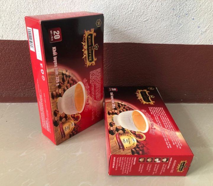 กาแฟ-กาแฟเวียดนาม-กาแฟสำเร็จรูป-3-in-1-tni-king-coffee-new-นำเข้าจากเวียดนาม-ขนาด-20ซอง-320g