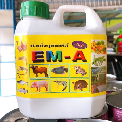 Em อีเอ็ม หัวเชื้อจุลินทรีย์ สูตรเข้มข้น ใช้ในฟาร์ม ปรับสภาพดิน ปรับสภาพน้ำ กำจัดกลิ่น ดับกลิ่น บำบัดน้ำเสีย