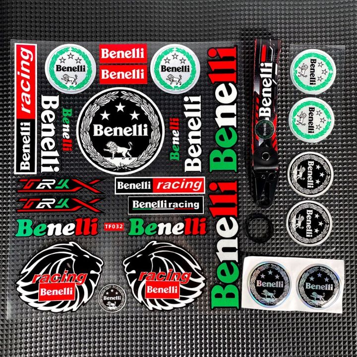 Motorcycle Tank Reflective 3D Logo Stickers Decal for benelli trk 502x ...