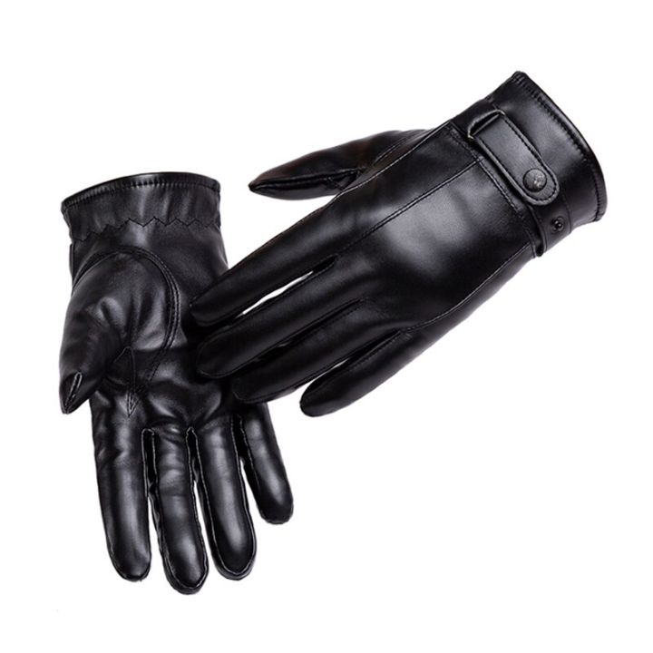 winter-synthetic-leather-gloves-for-men-touch-screen-windproof-keep-warm-driving-guantes-male-autumn-business-black-gloves
