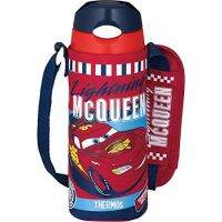 THERMOS FHL-402FDS NV-R Vacuum insulated straw bottle 0.4L Cars Navy red FHL-402FDS NV-R x1