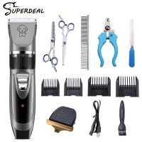 dog clippers dog hair clippers Cordless dogs grooming kit cat hair trimmer pet grooming tool USB Rechargeable Low-noise