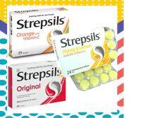 Strepsils สเตร็ปซิล ยาอมแก้เจ็บคอ รสน้ำผึ้งมะนาว รสส้ม รสออริจินัล 24 เม็ด/กล่อง