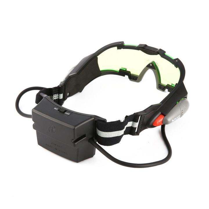 Green Lens Adjustable Elastic Band Night Vision Goggles Lazada