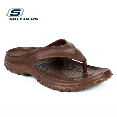 Skechers Skechers Mens Slippers Super Smooth One Piece Walking Sandals -246021-BKW