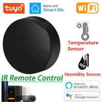 ใหม่ Tuya Smart WiFi IR รีโมทคอนลอุณหภูมิความชื้น Sensor สำหรับเครื่องปรับอากาศ AC ทำงานร่วมกับ Alexa, Home Yandex