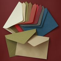 (10 pieces/lot) Colorful Bronze Delicacy Blank Vintage PaperTriangular Envelopes 11.9x16.2cm