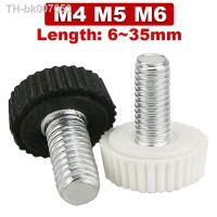 ✴  10/20 Pcs Small Round Plastic Head with Knurled Thumb Screw White Black Nylon Bakelite Thumb Screwbakelite KnobaM4 M5 M6