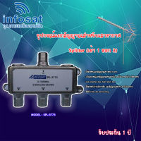 infosat Splitter อุปกรณ์แยกสัญญาณ (เข้า 1 ออก 3 ) รุ่น SPL-3773