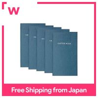 Kokuyo Notebook Field Notebook Sketch 3Mm Grid Grey Blue 5 Book Set SE-Y7BX5SET