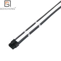 Custom 18AWG 4mm PET Sleeve Single PCI-E GPU 6+2Pin Male-Female Power Extension Cable Fits PSU Model for Corsair Seasonic Evga Cables