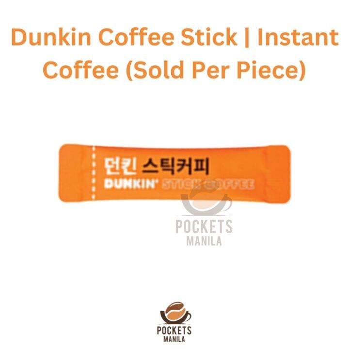 Dunkin Instant Coffee Coffee Stick Lazada PH