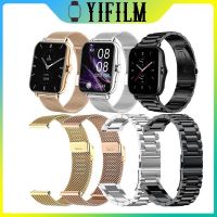 ✽☈❏ 22mm Metal Strap 20mm Watchband For Colmi P8 Plus Max Mix Br Pro Se Strap P28 P12 Stainless Steel Bracelet Durable Belt