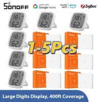 SONOFF SNZB-02 Zigbee สมาร์ทอุณหภูมิความชื้น Sensor การตรวจสอบแบบเรียลไทม์หน้าจอ LCD สำหรับ EWeLink Alexa Home