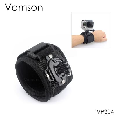 【No-profit】 Vamson อุปกรณ์เสริมสำหรับ Go Pro ระดับการหมุนสายคล้องมือข้อมือขายึดกล้องโกโปรฮีโร่6 5 4 3 + สำหรับ SJ6000สำหรับ Eken สำหรับ Yi 4K