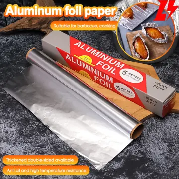 10m/roll Thickened Aluminum Foil Baking Tray Tin Foil Food Grade Air Fryer  Non-stick Baking Paper BBQ Wraps for Kitchen Tools - AliExpress