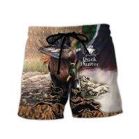 NewDuck Hunting 3D All Over Printed Clothes Shorts Full Sublimation Summer Pants Breathable Shorts