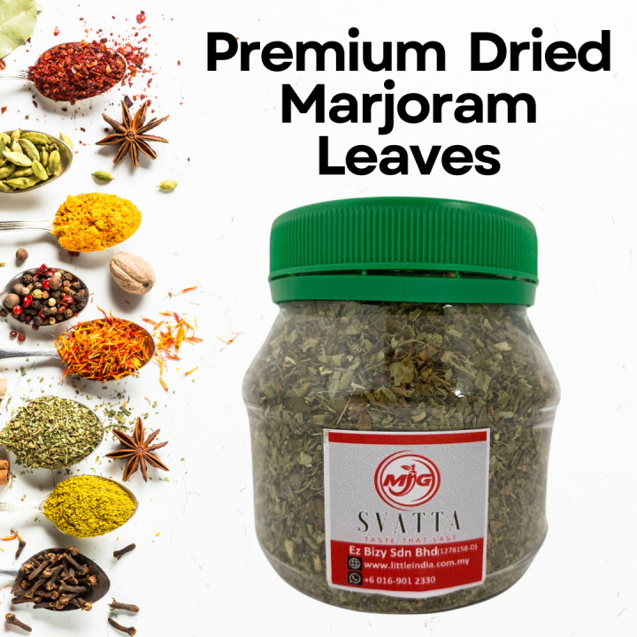 Premium Dried Marjarom Leaves Marjoram/ Marjoram Kering/ Marikolunthu 25g Herbs Ingredients