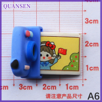 QUANSEN ตุ๊กตาตกแต่งเครื่องประดับมินิการ์ตูน Polaroid รุ่น DIY Resin Accessories