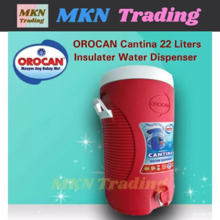 Outdoor Cooler Orocan Cantina 22 Liter Insulated Water Dispenser Coleman Water Jug Cooler