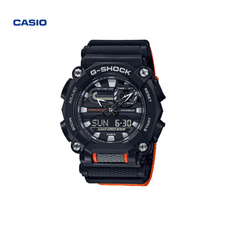 casio-ga-900โลหะแปดเหลี่ยมนาฬิกากีฬา-g-shock-casio