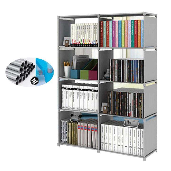 10 Columns Book Shelf Organizer Storage Rack Lazada PH