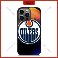 Edmonton Oilers Fire Phone Case for iPhone 14 Pro Max / iPhone 13 Pro Max / iPhone 12 Pro Max / Samsung Galaxy Note 20 / S23 Ultra Anti-fall Protective Case Cover 1463