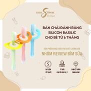 Chính hãng - Bàn chải đánh răng Basilic làm từ silicon an toàn cho bé