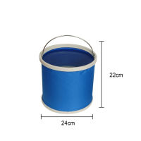 Thickening Portable Folding Bucket Outdoor Camping Fishing Bucket Car Storage Container Car Wash Mop Bucket Cleaning Tools