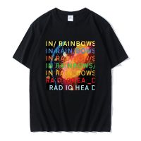 Band Rock Radiohead T Shirt Music Album In Rainbows Print T Shirts Men Hip Hop Streetwear Gothic Loose Tees Oversized Streetwear S-4XL-5XL-6XL