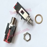 20pcs/lot 6.35mm Stereo Audio Microphone Female Jack/socket Connector 3p/3pin Pcb Panel