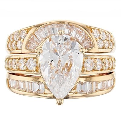 แหวนโรแมนติกเหมาะสำหรับอารมณ์หญิงที่เสนอเจ้าสาวงานแต่งงานแหวนเพชรงานครบรอบ