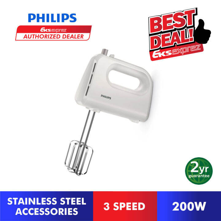 Philips Daily Collection Hand Mixer (200W) HR3700/01 Lazada