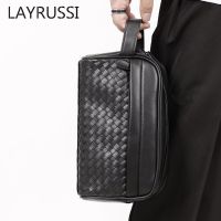 LAYRUSSI กระเป๋าหนังกระเป๋าแต่งหน้าความจุเยอะ Tas Kosmetik กันน้ำเดินทางแบบพกพาผู้ชาย,กระเป๋าซักผ้ากระเป๋าถือ