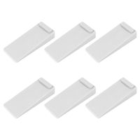 【LZ】 6 PCS Door Wedge Rubber Door Stopper Heavy Duty Slip-Resistant And Stackable Door Holders Adjustable Height And Strong Grip O