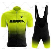 ZZOOI New 2023 BERRIA TEAM Cycling Sets Triathlon Men Bicycle Clothing Breathable Anti-UV Mountain Cycling Clothes Suits Ropa Ciclismo