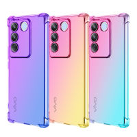 เคส For VIVO V27E Vivo V27 Pro VivoV27 V27Pro 5G 2023 เคสโทรศัพท์ VIVO V27 กันกระแทกโทรศัพท์กรณีสำหรับ สีเคสโทรศัพท์สี่มุมโทรศัพท์กันกระแทกเคสสำหรับมือถือ เคสโทรศัพท์