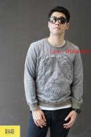 มาใหม่ล่าสุด ! เสื้อสเวตเตอร์ แขนยาว B&amp;B menswear The Lion Sweater เสื้อยืดคอกลมแขนยาว ปั้มนูนลายสิงโต เสื้อกันหนาว เสื้อคลุม เสื้อสิงโต