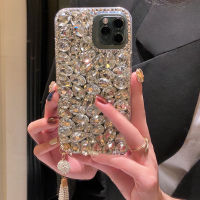 Bling Rhinestone เคสศัพท์สำหรับ 12 11 Pro X XS Max XR 7 8 6 6S Plus Diamond Cover